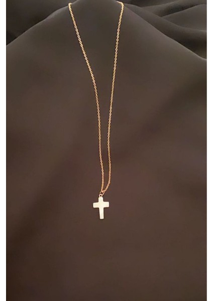 Sedef Haç Figürlü Ince Zincir Kolye fiyatları