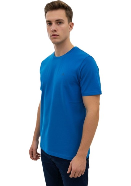 26- 4350 Süper Battal Büyük Beden Unisex Bisiklet Yaka T-Shırt fırsatları