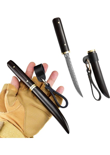 Japon Tanto Efsane Model Damascus fiyatları