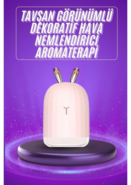 Aromaterapi Hava Nemlendirici Dekoratif USB Şarjlı Tavşan Nemlendirici fiyatları