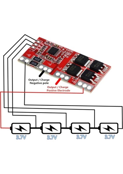 4s 30A Bms Lityum Li-Ion Batarya Koruma Kartı - 18650 Lipo fiyatları