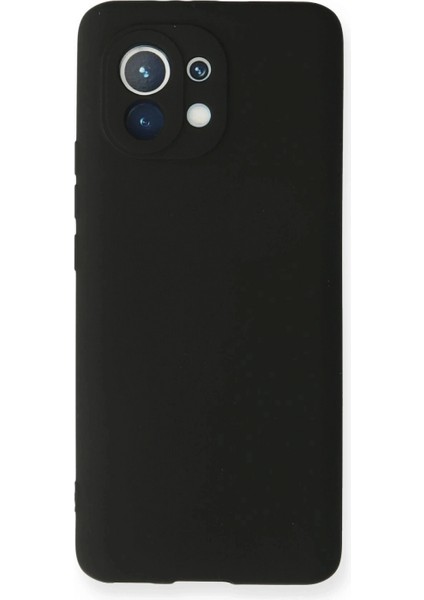 Xiaomi Mi 11 Kılıf First Silikon - Siyah (K95)