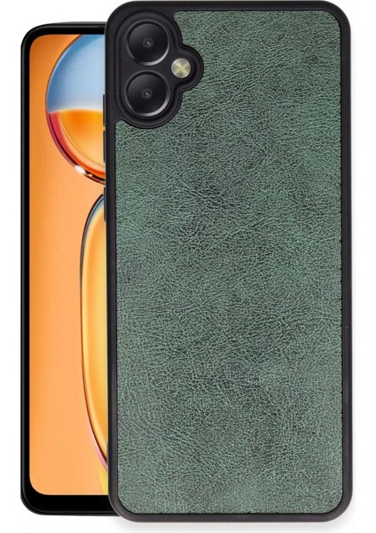Samsung Galaxy A05 Kılıf Aras Deri Kapak - Koyu Yeşil (K95)