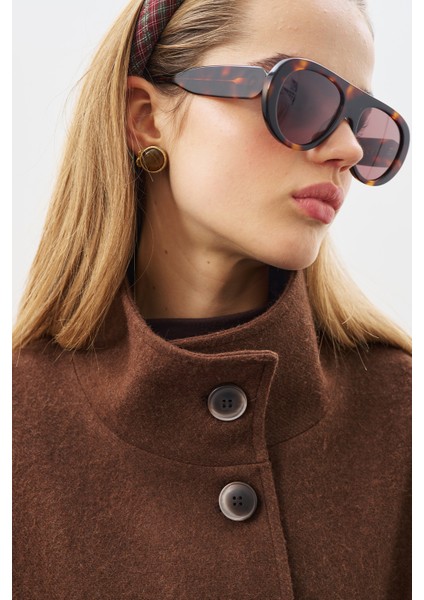 Gaıa Geniş Kaban Kahverengi