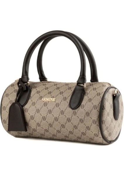 Kahve Armine Noktalı Çanta 410
