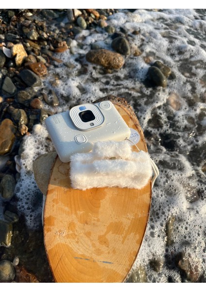 Beyaz Peluş Mandal Toka modelleri