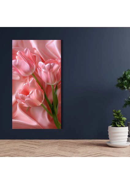 Hd Digital Baskı Pembe Gül Çiçek Desenli Kanvas Tablo Ofis Ev modelleri