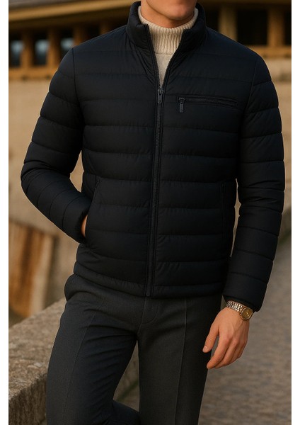 Erkek Kışlık Comfort Trend Günlük K.lacivert Şişme Mont fırsatları