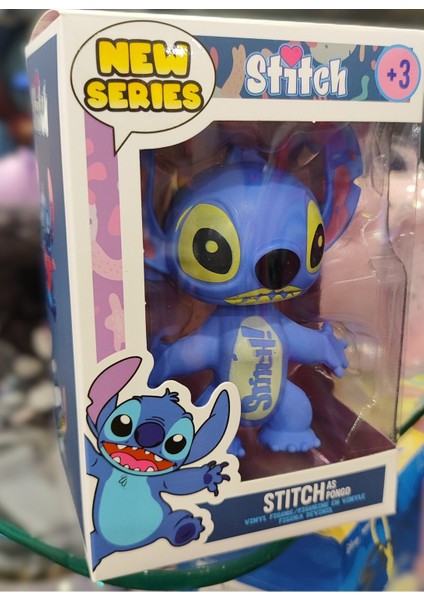 Stitch 12CM Figür Oyuncak Mavi AD63554