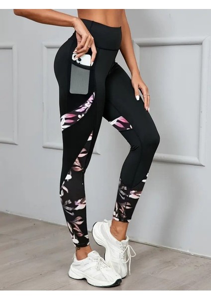 Kadın Yüksek Bel Cep Detaylı Dalgıç Pantolon