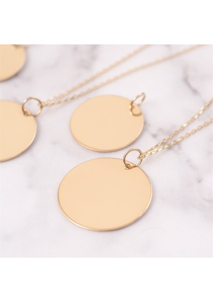 14 Ayar Altın 2.07 Gram Plaka Kolye fiyatları