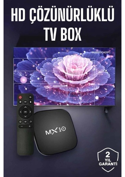 Tv Box Android Uyumlu 4 Çekirdekli Wifi Bağlantılı 4K fiyatları