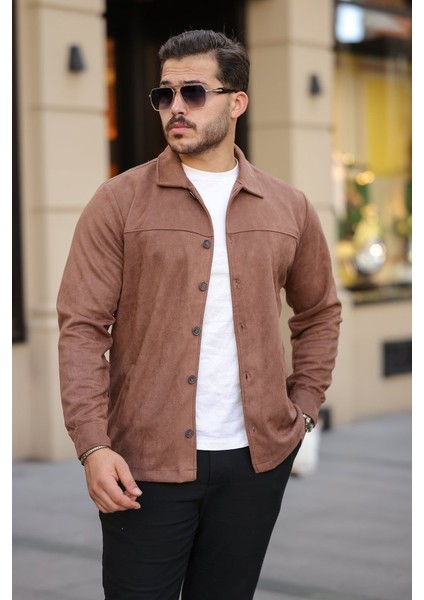 Erkek Süet Ceket Gömlek