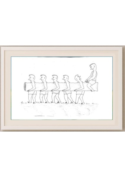 Gangadhar 36x29cm Orijinal Karikatür Tablo fırsatları
