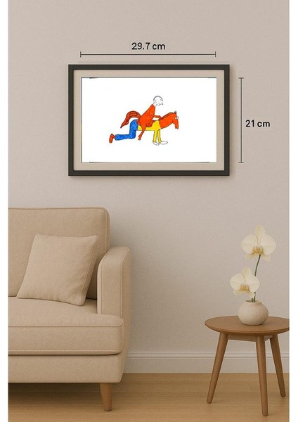 Kurenkova Masha 29X21CM Orijinal Karikatür Tablo fiyatları