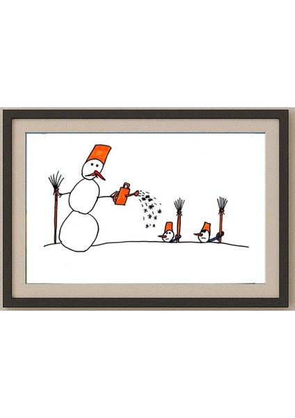 Shpakov Antoh 29X21CM Orijinal Karikatür Tablo