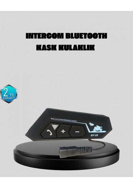 Motosiklet Kask Kulaklığı Bluetooth 5.0 Gürültü Önleme ve Hızlı Bağlantı