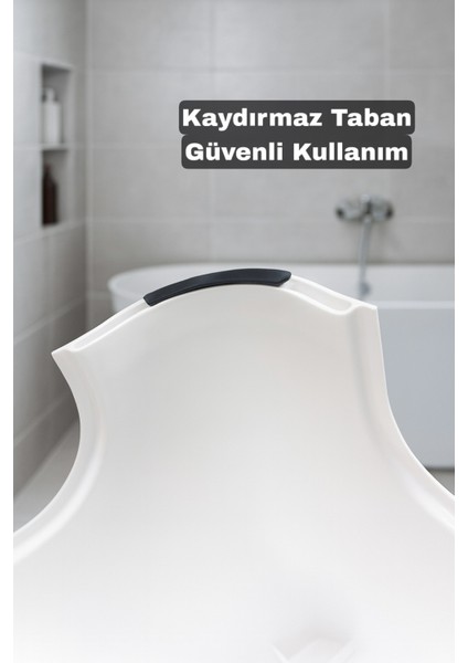 Kaydırmaz Tabanlı Lüx Banyo Taburesi - Pratik Tasarım ve Ekstra Dayanıklı Kaydırmaz Banyo Taburesi modelleri