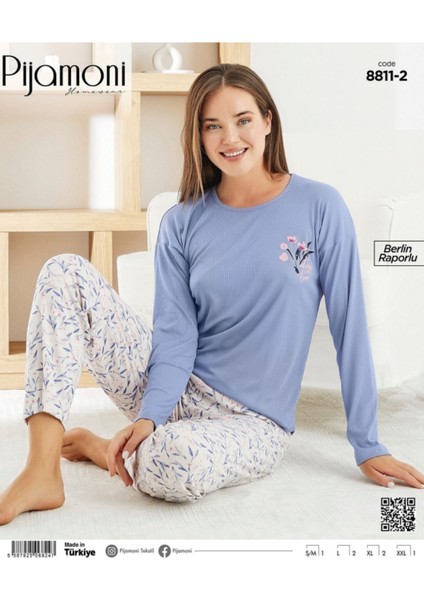 8811 Berlin Raporlu Pijama Takımı