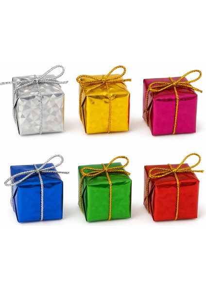 Yılbaşı Ağaç Süsü Hediye Paketi 3 cm 6'lı