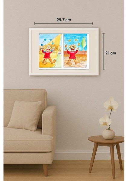 Hosnieh Akbari Kamran Var 29X21CM Orijinal Karikatür Tablo indirimleri