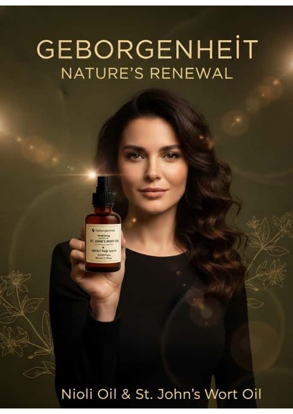 NİOLİ YAĞI + Kantaron Dış Genital Bakım Yağı 50ml. %100 Doğal İntim Bakım Yağı