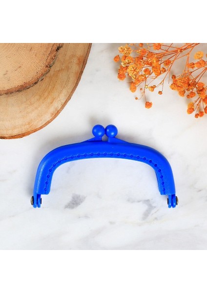 Loren Plastik Cüzdan Klipsi-Saks Mavi