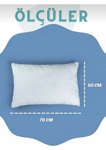 %100 Doğal Bambu Pamuk Dolgulu 50X70 Yastık modelleri