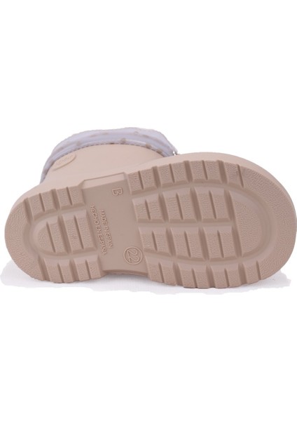 CC334 Mendi Gato Bej Kürklü Günlük Kız Çocuk Yağmur Çizme fırsatları