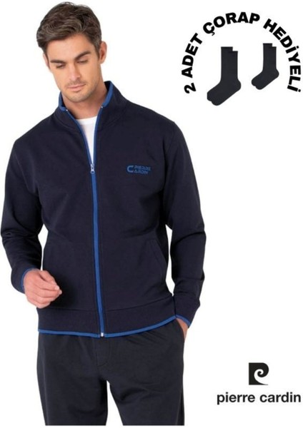 Mevsimlik Fermuarlı & Cepli Düz Paça Eşofman Takımı T2H0CL1VR7PCVR