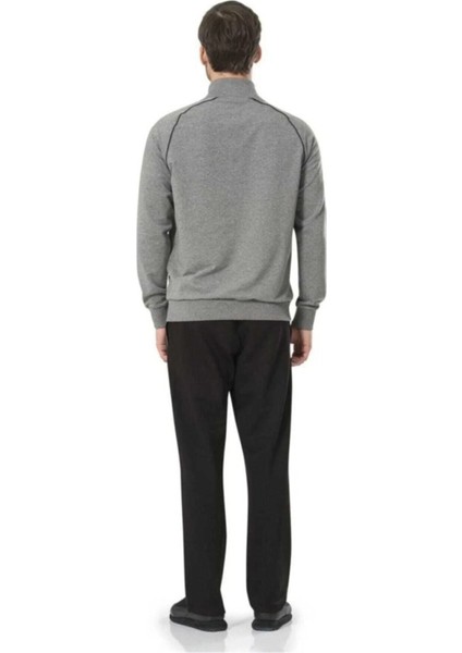 Erkek Fermuarlı Şeritli Dik Yaka Cepli Eşofman Takımı TH.CLVR.70.P.55C modelleri