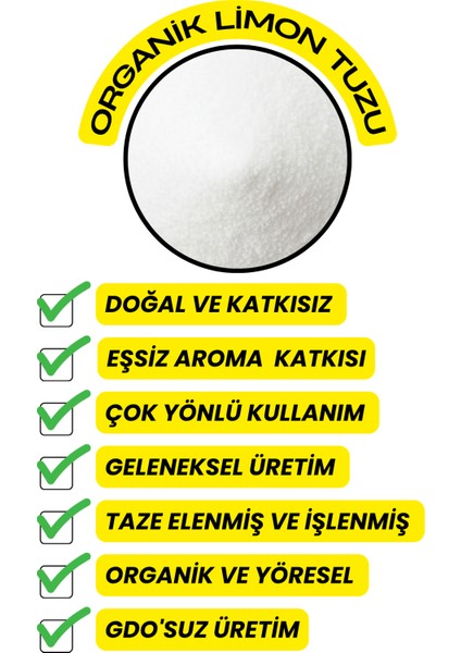 Limon Tuzu - (Katkısız, Yeni Mahsül) 250GR fırsatları