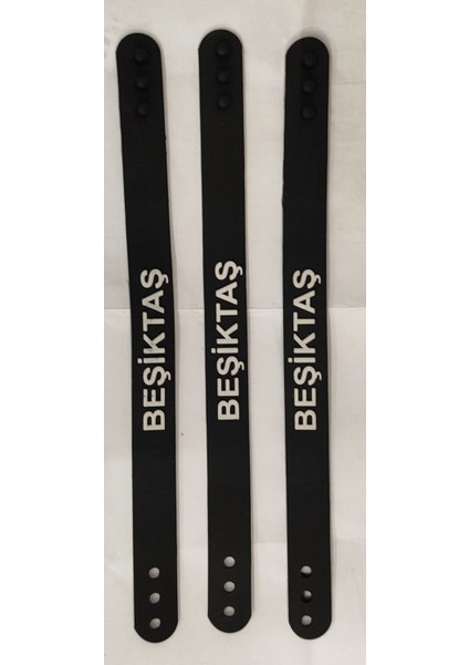 Çocuklar Için Silikon Taraftar Bileklik 3 Lü Set