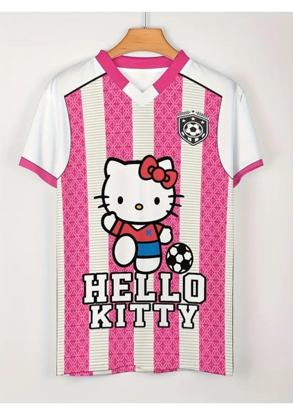 Hello Kitty Figürlü S Beden Forma (Pembe - Beyaz)