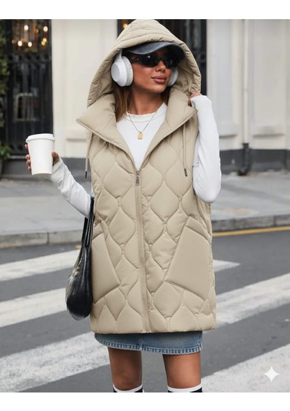 Kapşonlu Kapitone Yelek modelleri