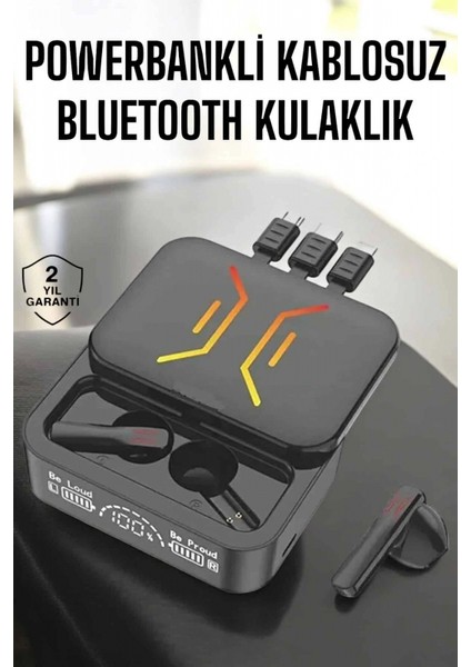 Kablosuz Bluetooth Kulaklık Powerbankli Uzun Pil Ömrü Yüksek Ses Kaliteli