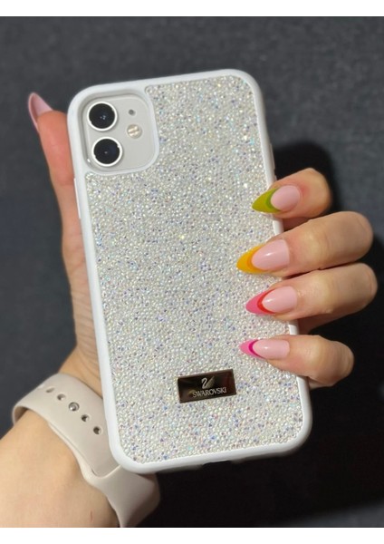 iPhone (12/12 Pro) Uyumlu Lüks Taşlı Kılıf