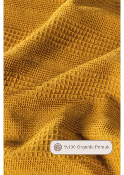 Melany Pike Çift Kişilik %100 Pamuk (200X220 Cm) Sarı fırsatları