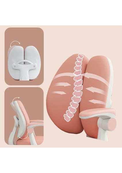 Puffy Çocuk Çalışma Sandalyesi Pembe