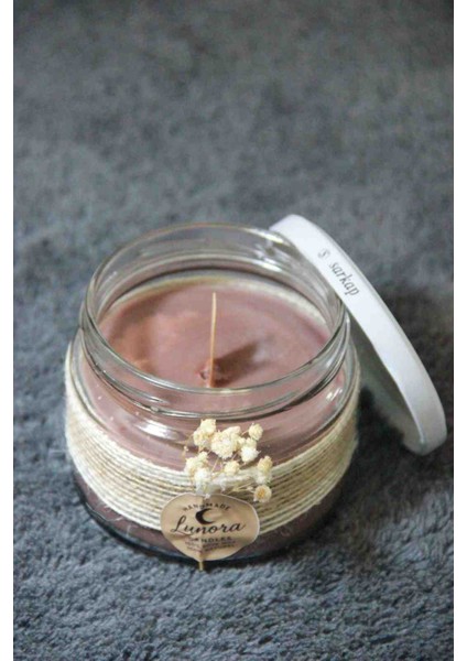 Kavanoz Mum-Kahve KOKULU-%100 Soya Wax-Vegan-Handmade-El Emeği-Ev Dekor fiyatları