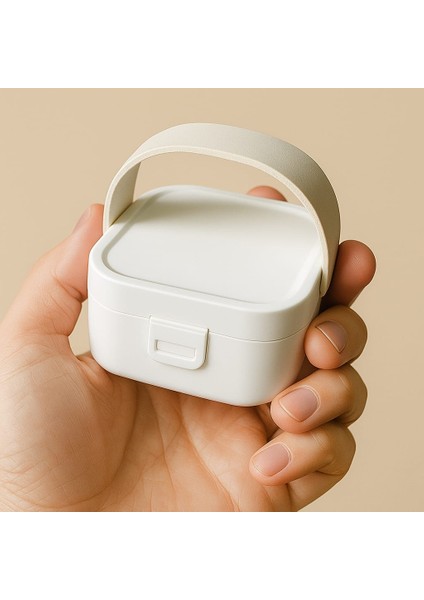 Makyaj Aynalı Takı ve Aksesuar Kutusu | Taşınabilir Organizer Kutu fırsatları