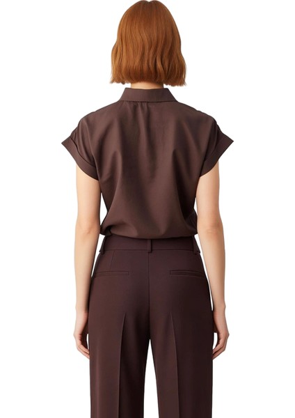 Kadın Düz Dokuma Modal Bluz Ön Düğüm Detaylı Günlük Yeniden Tanımlıyor Fonksiyonel Estetik fiyatları