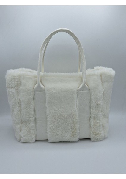 The Tote Bag Peluş Uzun Nubuk Kolon Askılı Kadın El ve Omuz Çantası fırsatları