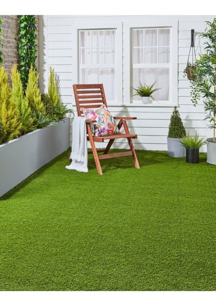 Özel 7 mm Dekoratif Estetik Görünümlü Suni Çim Halı Teras Balkon Bahçe