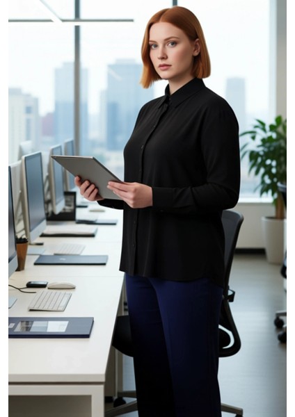 Kadın Bürümcük Dokulu Esnek Örme Gömlek Fonksiyonel Dayanıklı Kaliteli Konforlu Estetik Şık modelleri