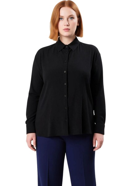 Kadın Bürümcük Dokulu Esnek Örme Gömlek Fonksiyonel Dayanıklı Kaliteli Konforlu Estetik Şık fırsatları