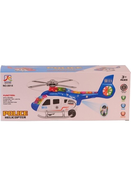 8814 Sesli Işıklı Çarp Dön Helikopter 48