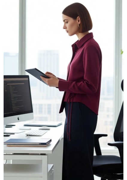 Kadın Süet Dokulu Gömlek Bağlama Detayıyla Şık ve Konforlu Bir Seçim Fonksiyonel Dayanıklı fırsatları