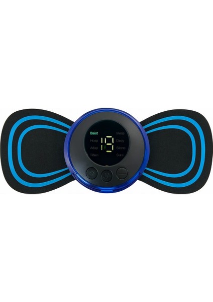 Kelebek Masaj Aleti Bel Sırt Bacak Kol Titreşimli Masaj Pedi Şarjlı 8 Modlu Vücut Tens Cihazı