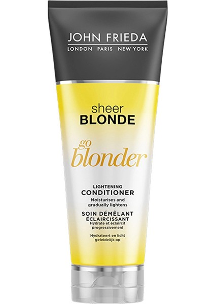 John Frieda Go Blonder Sarı Saçlara Özel Güneş Işıltısı Veren Saç Bakım Kremi 250 ml